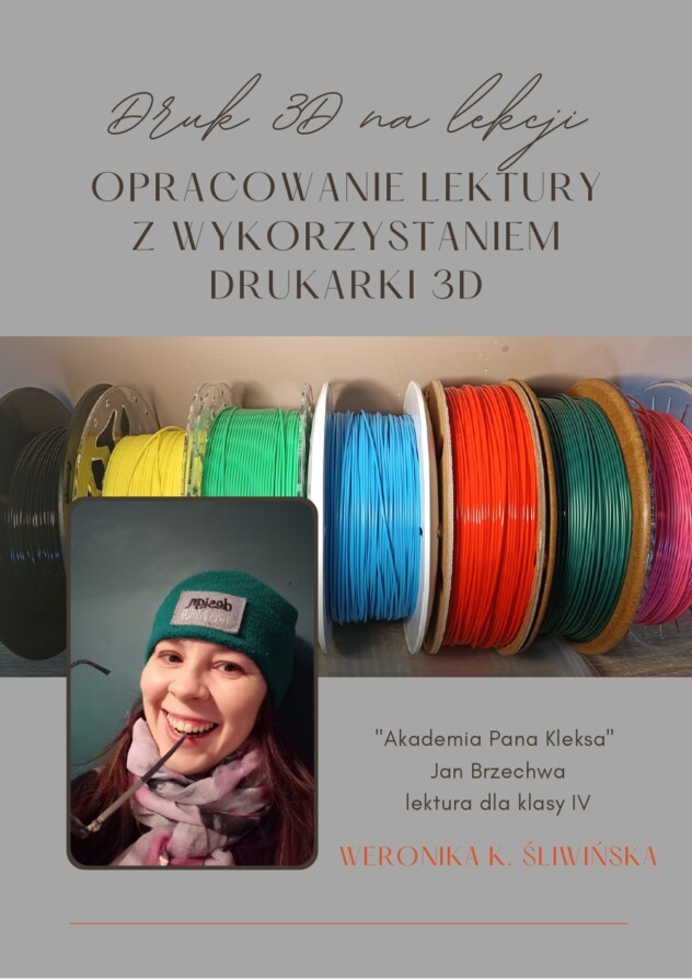 Okładka: Opracowanie lektury z wykorzystaniem drukarki 3D
